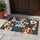 Cheerful Dog Faces With Playful Bones for Pet-Loving Homes and Dog Families Everywhere Doormat - 4