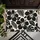 Black And Cream Hibiscus Blooms For Tropical Entryway Style And Relaxed Home Living Doormat - 5