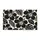 Black And Cream Hibiscus Blooms For Tropical Entryway Style And Relaxed Home Living Doormat - 6