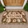 Hedgehog Welcome Scene for Cozy Woodland Homes, Nature Lovers, and Animal Enthusiasts Doormat - 1