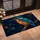 Kingfisher Bird Portrait for Nature Lovers and Peaceful Woodland-Inspired Homes Doormat - 2