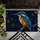 Kingfisher Bird Portrait for Nature Lovers and Peaceful Woodland-Inspired Homes Doormat - 5
