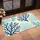 Blue Coral Branches for Coastal Entryways and Relaxed Seaside-Inspired Living Spaces Doormat - 2