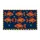 Seven Red Gold Fish Among Nautical Stars for Coastal Kitchen Living and Everyday Home Style Doormat - 6