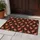 Pink Flamingo Tropical Woodgrain Motif for Sunny Coastal Entryway and Beach House Style Doormat - 4