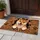 Smiling Shiba Inu Wooden Breakthrough for Cozy Autumn Homes and Dog Lovers Doormat - 4