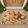 Four Patchwork Hens for Cozy Farmhouse Kitchen and Country Home Charm Doormat - 1