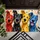 Four Colorful Puppy Faces for Playful Pet-Loving Homes and Cheerful Everyday Entryways Doormat - 5