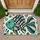 Colorful Folk Art Fish for Cheerful Coastal Homes and Playful Everyday Living Spaces Doormat - 1