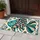 Colorful Folk Art Fish for Cheerful Coastal Homes and Playful Everyday Living Spaces Doormat - 4