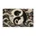 Yin Yang Cat Pair With Japanese Waves for Calm Cat Lover Homes Doormat - 6