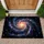 Spiral Galaxy Starfield for Stargazing Fans and Modern Space-Inspired Home Interiors Doormat - 1