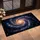 Spiral Galaxy Starfield for Stargazing Fans and Modern Space-Inspired Home Interiors Doormat - 2