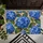 Blue Hydrangea Blooms for Rustic Farmhouse Entryways and Nature-Loving Home Decor Doormat - 5