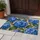 Blue Hydrangea Blooms for Rustic Farmhouse Entryways and Nature-Loving Home Decor Doormat - 4