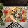 Beige Poodle and Spotted Puppy with Flowers for Cozy Pet-Loving Home Decor Gifts Doormat - 5