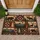 Rustic Woodland Animal Folk Motifs for Cozy Cabin Entryways and Nature-Inspired Homes Doormat - 1
