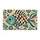Colorful Folk Art Fish for Cheerful Coastal Home Entryway Style Doormat - 6