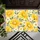 Yellow Daisy and White Wildflower Blooms for Fresh Pastoral Home Style Doormat - 5