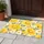 Yellow Daisy and White Wildflower Blooms for Fresh Pastoral Home Style Doormat - 4