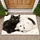 Black And White Cat Duo For Cozy Cat Lover Homes And Everyday Pet-Inspired Home Decor Doormat - 1