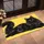 Black Cat With Mismatched Eyes For Cozy Cat Lover Homes Doormat - 2