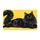 Black Cat With Mismatched Eyes For Cozy Cat Lover Homes Doormat - 6