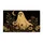 Golden Ghost With Wildflowers, Crescent Moon and Stars for Spooky Autumn Entryways Doormat - 6