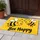 Smiling Bee Duo with Bee Happy Saying for Cheerful Everyday Home Entry Doormat - 4