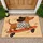 Cartoon Dachshund Skateboarding Art for Playful Pet Lovers and Dog Fans Doormat - 1