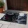 Vampire Cat Beneath Full Moon with Gothic Castle for Spooky Halloween Nights Seasonal Doormat - 4
