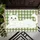 White Stretching Cat on Green Gingham for Cozy Cat Lover Entryways and Pet Homes Doormat - 5