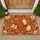 Rustic Folk Fox And Two Songbirds With Botanicals For Cozy Cottage Entryway Charm Doormat - 1