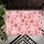 Pink Christmas Trees And Snowflakes For A Cheerful Holiday Home This Winter Season Doormat - 5