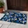 Vivid Blue Goldfish School for Serene Coastal Homes and Aquatic Nature Lovers at Home Doormat - 4