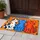 Three Cheerful Cartoon Cats for a Playful Cat Lover's Welcoming Home Entryway Accent Doormat - 4