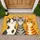 Three Playful Cartoon Cats for Cozy Cat Lover Homes and Cheerful Everyday Entryways Doormat - 1