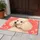Cream Poodle Portrait for Charming Pet-Loving Home Entry Decor Doormat - 4