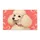 Cream Poodle Portrait for Charming Pet-Loving Home Entry Decor Doormat - 6