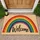 Colorful Rainbow Arch Welcome for Cheerful Everyday Entryway and Family Home Style Doormat - 1