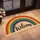 Colorful Rainbow Arch Welcome for Cheerful Everyday Entryway and Family Home Style Doormat - 2
