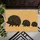 Black Hedgehog Family Silhouettes for Nature-Inspired Entryways and Cozy Woodland Homes Doormat - 5