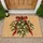 Red Ribbon Mistletoe Botanical for Cozy Christmas Entryway and Holiday Home Styling Doormat - 1