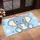 Cute Blue Baby Elephant Art for a Cheerful Nursery and Playful Home Accent Doormat - 2
