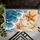 Beach Shells and Starfish for Coastal Bathroom Calm and Relaxed Seaside Living Home Doormat - 5