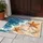 Beach Shells and Starfish for Coastal Bathroom Calm and Relaxed Seaside Living Home Doormat - 4