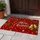 Merry Christmas Red Bow and Golden Bells for a Warm Festive Holiday Home Celebration Doormat - 4