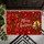 Merry Christmas Red Bow and Golden Bells for a Warm Festive Holiday Home Celebration Doormat - 5
