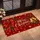 Merry Christmas Red Bow and Golden Bells for a Warm Festive Holiday Home Celebration Doormat - 2