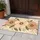 Retro Pink And Ivory Daisy Trio For Cozy Cottage Bedroom And Country Home Living Doormat - 4